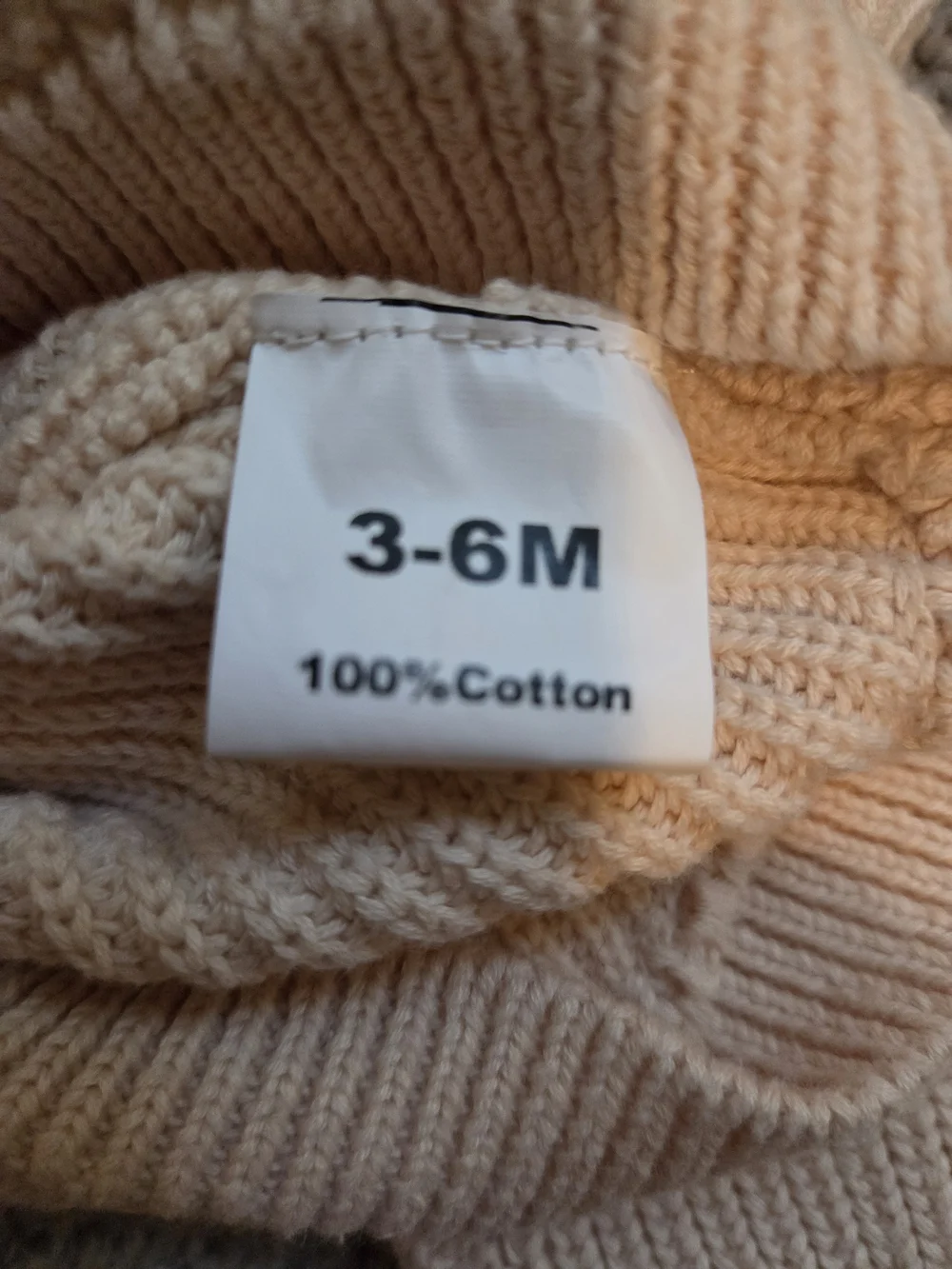 Baby 3-6M  Cotton Pumpkin Knit Sweater - Women's Cozy Fall Pullover